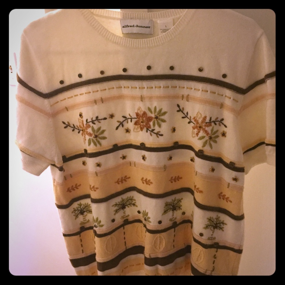 Embroidered sweater